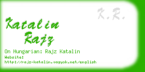 katalin rajz business card